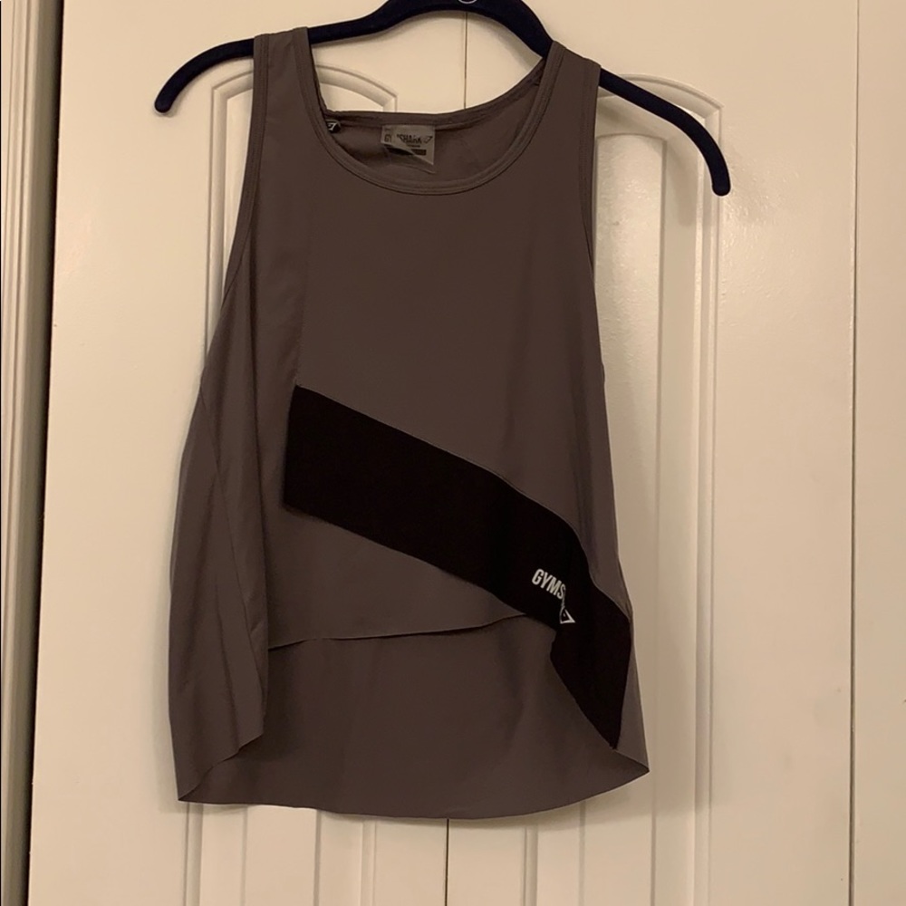 Gymshark Asymmetric Vest cropped